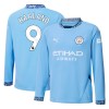 Original Fußballtrikot Manchester City Haaland 9 Heimtrikot 2024-25 Langarm Für Herren